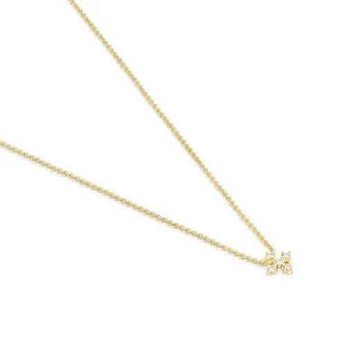 Collar cruz de y 0,08 ct de diamantes Les Classiques^TOUS Hot