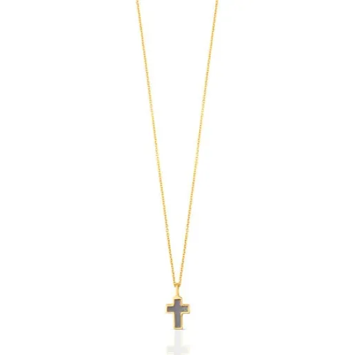 Collar cruz de oro y nácar XXS^TOUS Sale