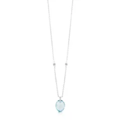 Collar de oro blanco Color Kings^TOUS Discount