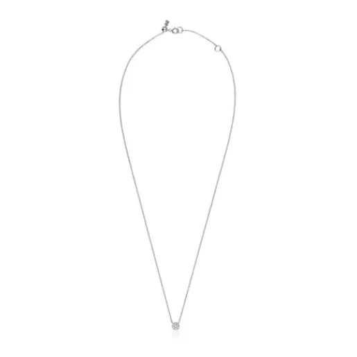 Collar de oro blanco con diamantes Alecia^TOUS Hot