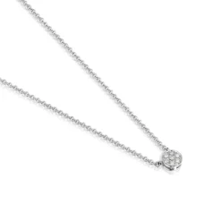 Collar de oro blanco con diamantes Alecia^TOUS Hot