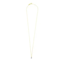 Collar  de oro blanco y diamantes Puppies^TOUS Online