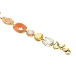 Collar de oro con gemas multicolores Vita^TOUS Hot