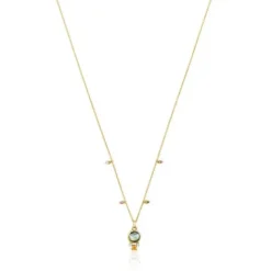 Collar de con labradorita y gemas Virtual Garden^TOUS Outlet