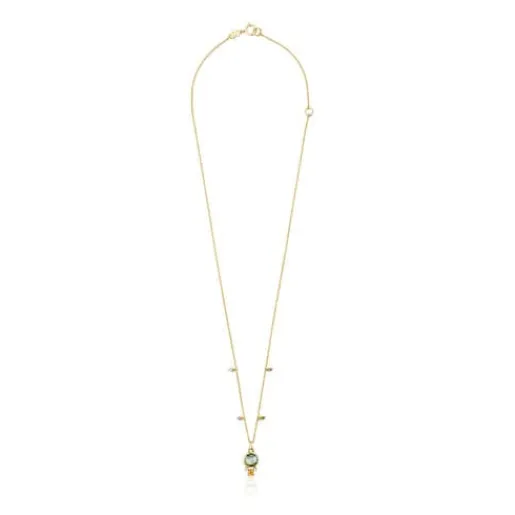 Collar de con labradorita y gemas Virtual Garden^TOUS Outlet