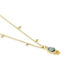 Collar de con labradorita y gemas Virtual Garden^TOUS Outlet