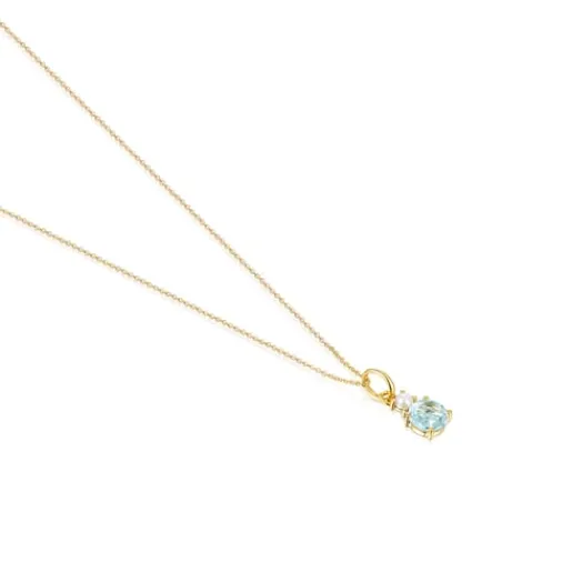 Collar de con topacio y perla Mini Ivette^TOUS Outlet
