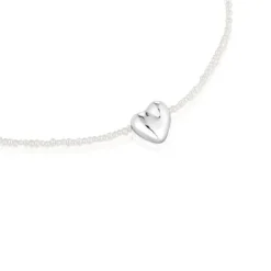 Collar de perlas cultivadas y motivo corazón de plata Tabit^TOUS Best