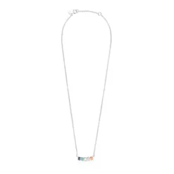Collar de plata con gemas Mini Color^TOUS New