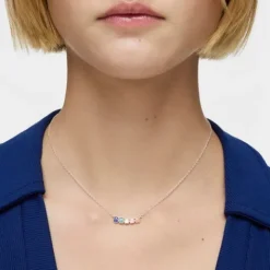 Collar de plata con gemas Mini Color^TOUS New