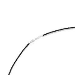 Collar de plata con ónix y motivo oso Bold Bear^TOUS New
