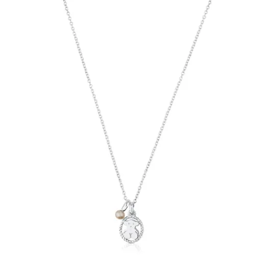 Collar de plata con perla cultivada Camee^TOUS Discount