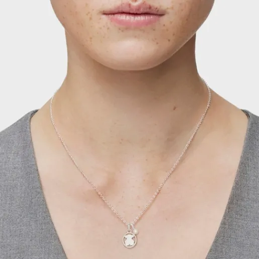 Collar de plata con perla cultivada Camee^TOUS Discount