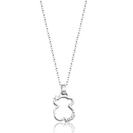 Collar de plata Silueta^TOUS