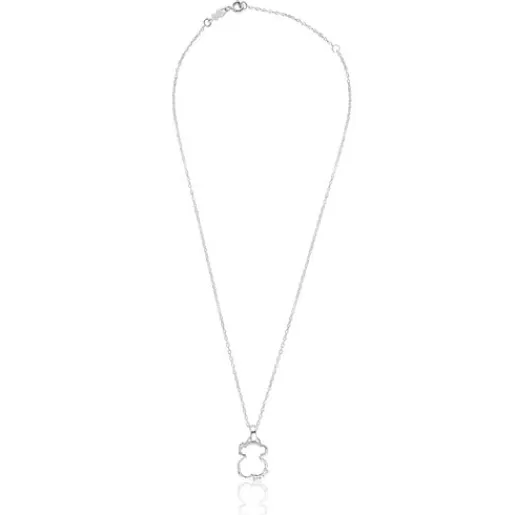 Collar de plata Silueta^TOUS