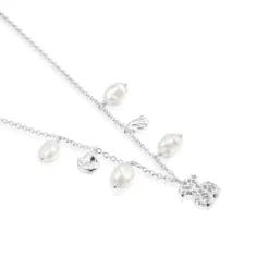 Collar de plata y perlas Oceaan^TOUS New
