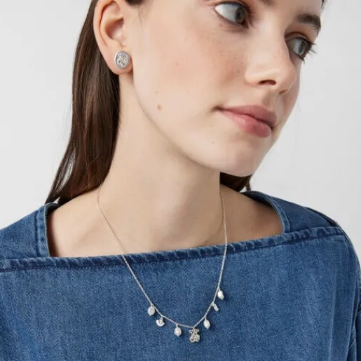 Collar de plata y perlas Oceaan^TOUS New