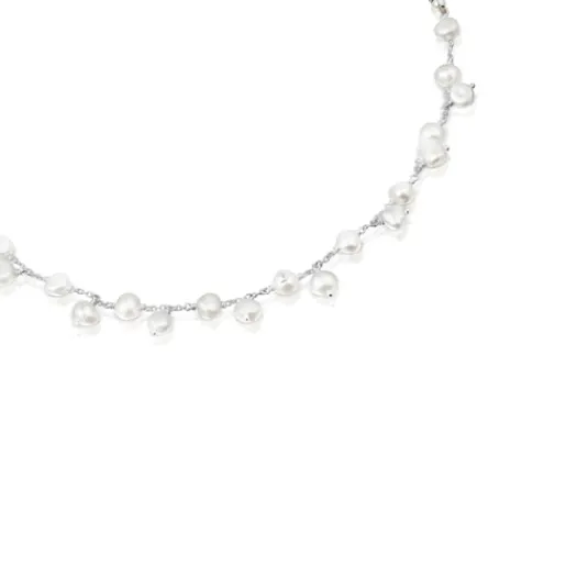 Collar de plata y perlas Icon Pearls^TOUS Discount