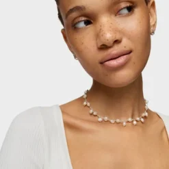 Collar de plata y perlas Icon Pearls^TOUS Discount