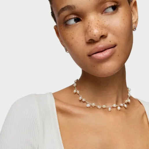 Collar de plata y perlas Icon Pearls^TOUS Discount