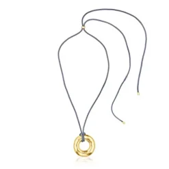Collar donut con baño de oro 18 kt sobre plata Luah^TOUS Outlet