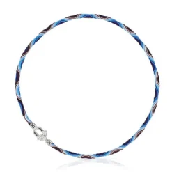 Collar elástico de con cordón azul y lila MANIFESTO^TOUS Outlet