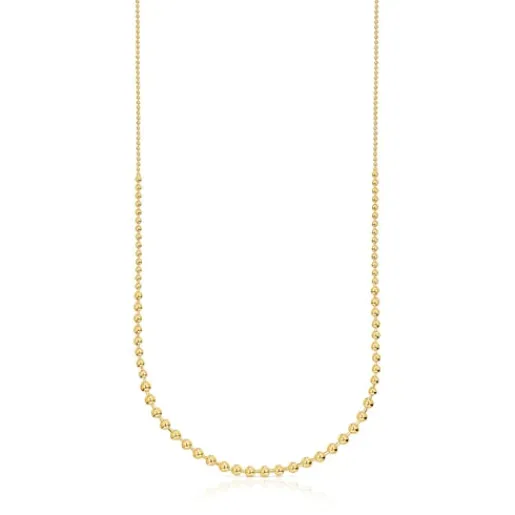 Collar largo con baño de oro 18 kt sobre plata Gloss^TOUS Clearance