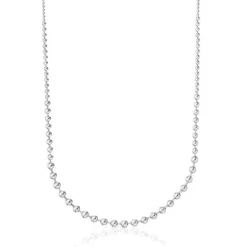 Collar largo de plata Gloss^TOUS