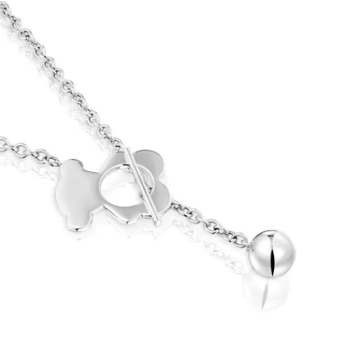 Collar mediano oso de plata I-Bear^TOUS Clearance