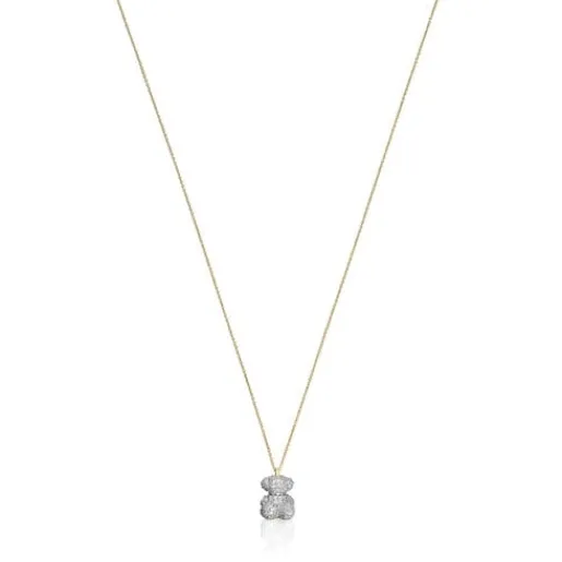 Collar oso de diamantes de 0,58 ct y oro Bold Bear^TOUS Clearance