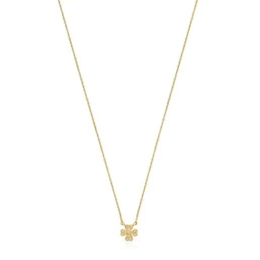 Collar trébol de y diamantes Good Vibes^TOUS