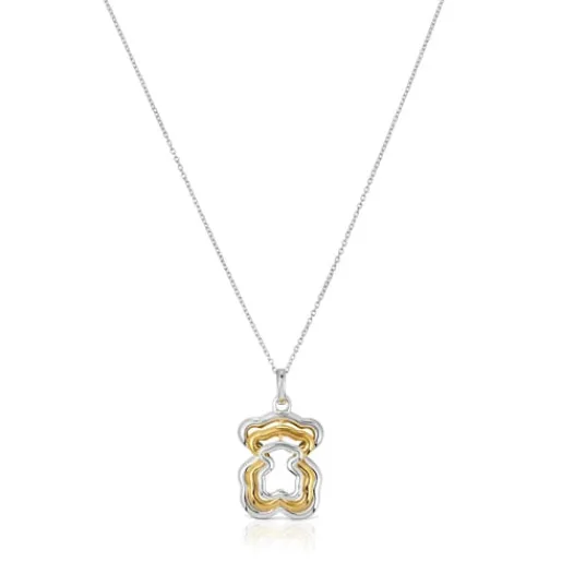 Collar triple oso bicolor Bickie^TOUS Sale