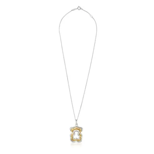 Collar triple oso bicolor Bickie^TOUS Sale