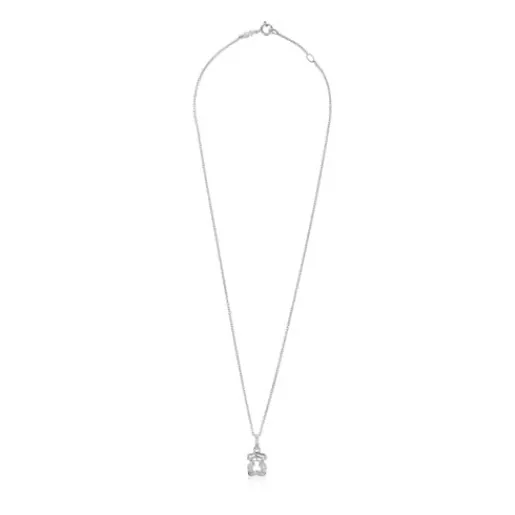 Collar triple oso de plata Bickie^TOUS Discount