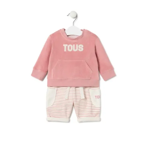 Conjunto de bebé Classic rosa^TOUS New