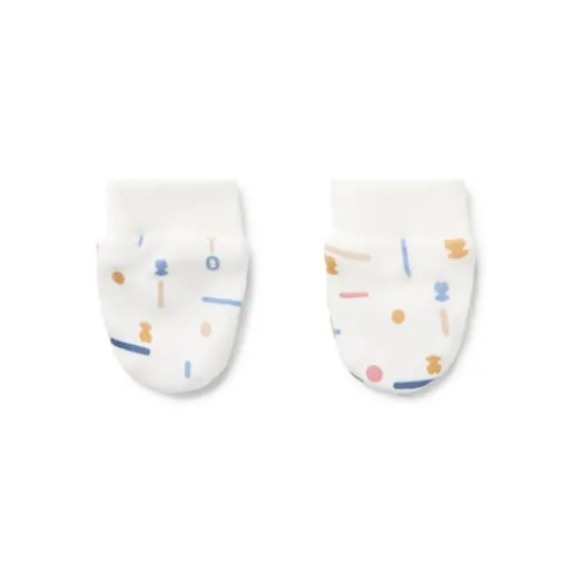Conjunto de bebé gorro y manoplas Geome único^TOUS Best