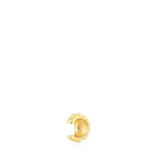 Earcuff con baño de oro 18 kt sobre plata Dybe^TOUS Outlet