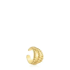 Earcuff con baño de oro de 18 kt sobre plata Grain^TOUS Best