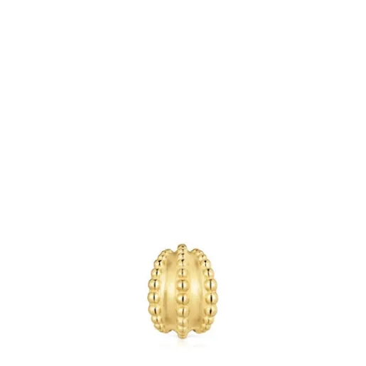Earcuff con baño de oro de 18 kt sobre plata Grain^TOUS Best