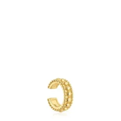 Earcuff triple con baño de oro de 18 kt sobre plata Gloss^TOUS New