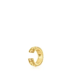 Earcuff triple con baño de oro de 18 kt sobre plata Gloss^TOUS New