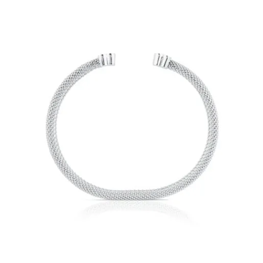 Esclava de plata Motivo oso Icon Mesh^TOUS Discount