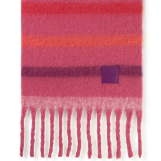 Foulard fucsia Stripes^TOUS Clearance