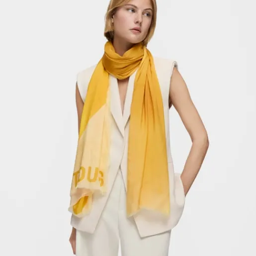 Foulard mostaza Blurry Heart^TOUS Hot