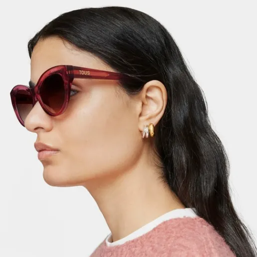 Gafas de sol burdeos Butterfly^TOUS Hot