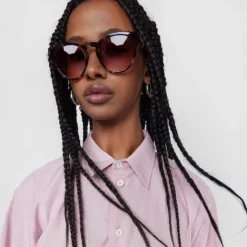 Gafas de sol Round Mesh burdeos^TOUS Discount