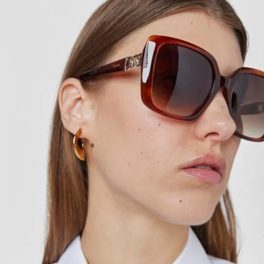 Gafas de sol Square Hold Logo marrón^TOUS Hot