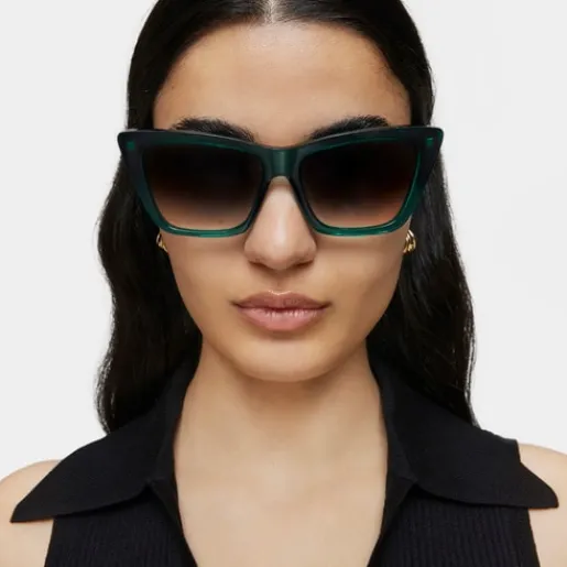 Gafas de sol verdes Logo Color Block^TOUS Online