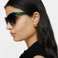 Gafas de sol verdes Logo Color Block^TOUS Online