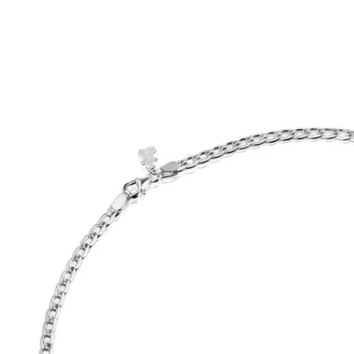 Gargantilla barbada plata Chain^TOUS Best